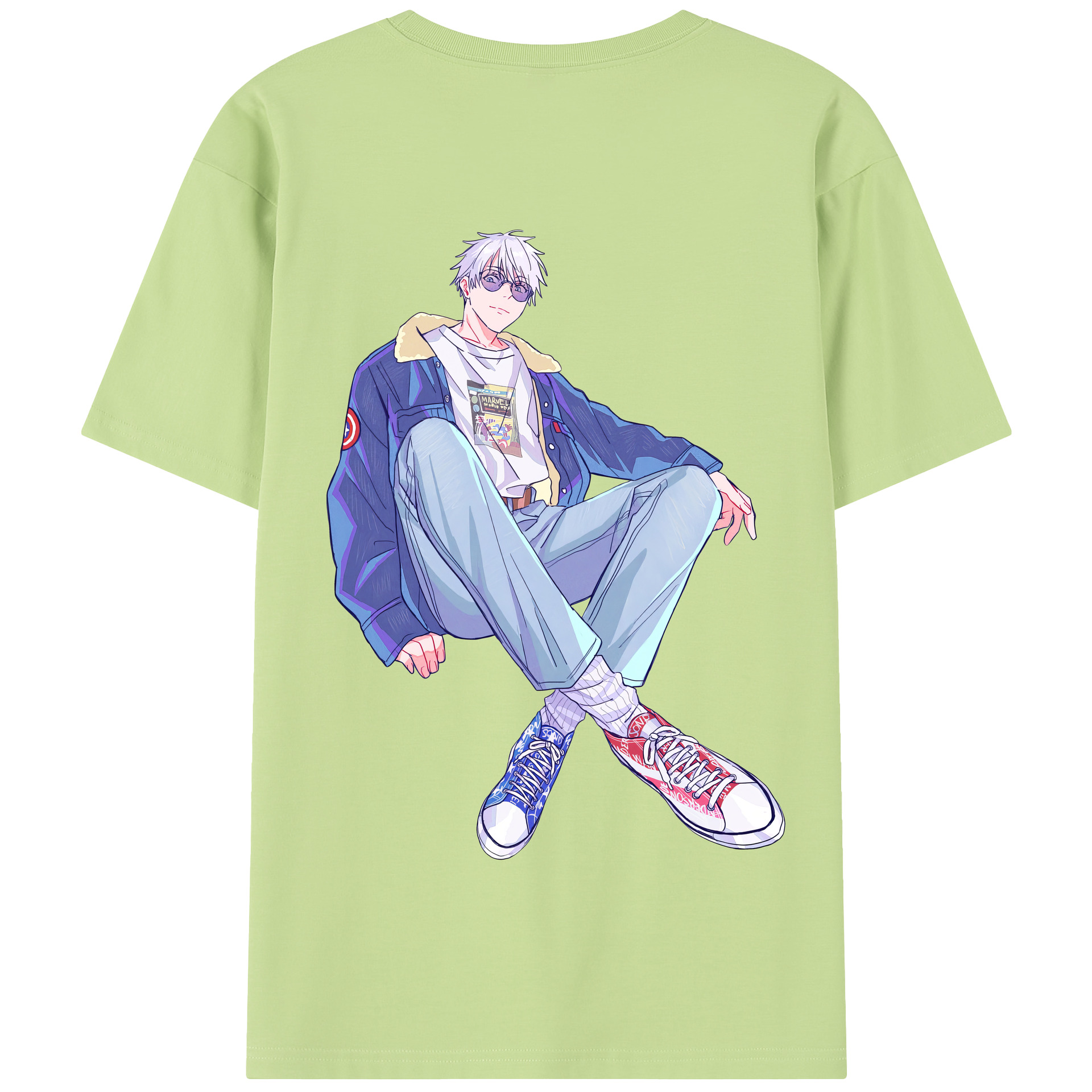 （画像用） 呪術廻戦 Jujutsu Kaisen 綿100％半袖Tシャツ（背面プリント）